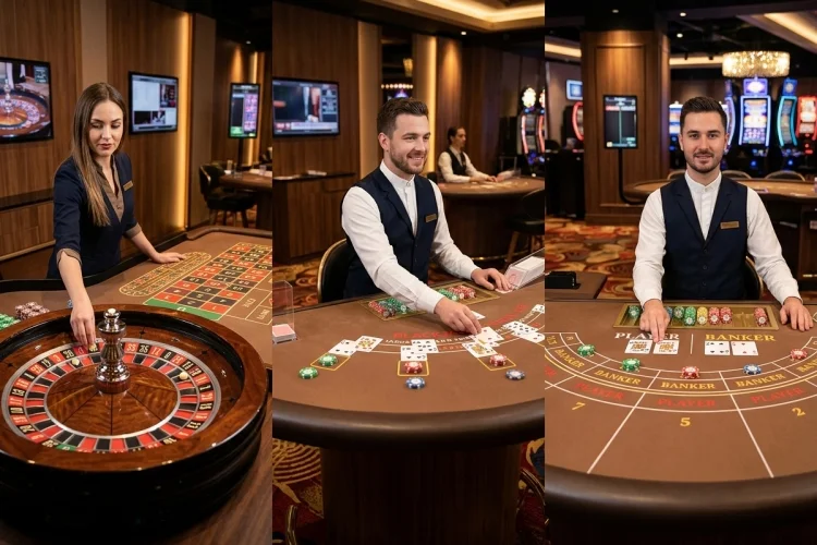 Live Blackjack, Roulette, and Baccarat Explained for Beginners